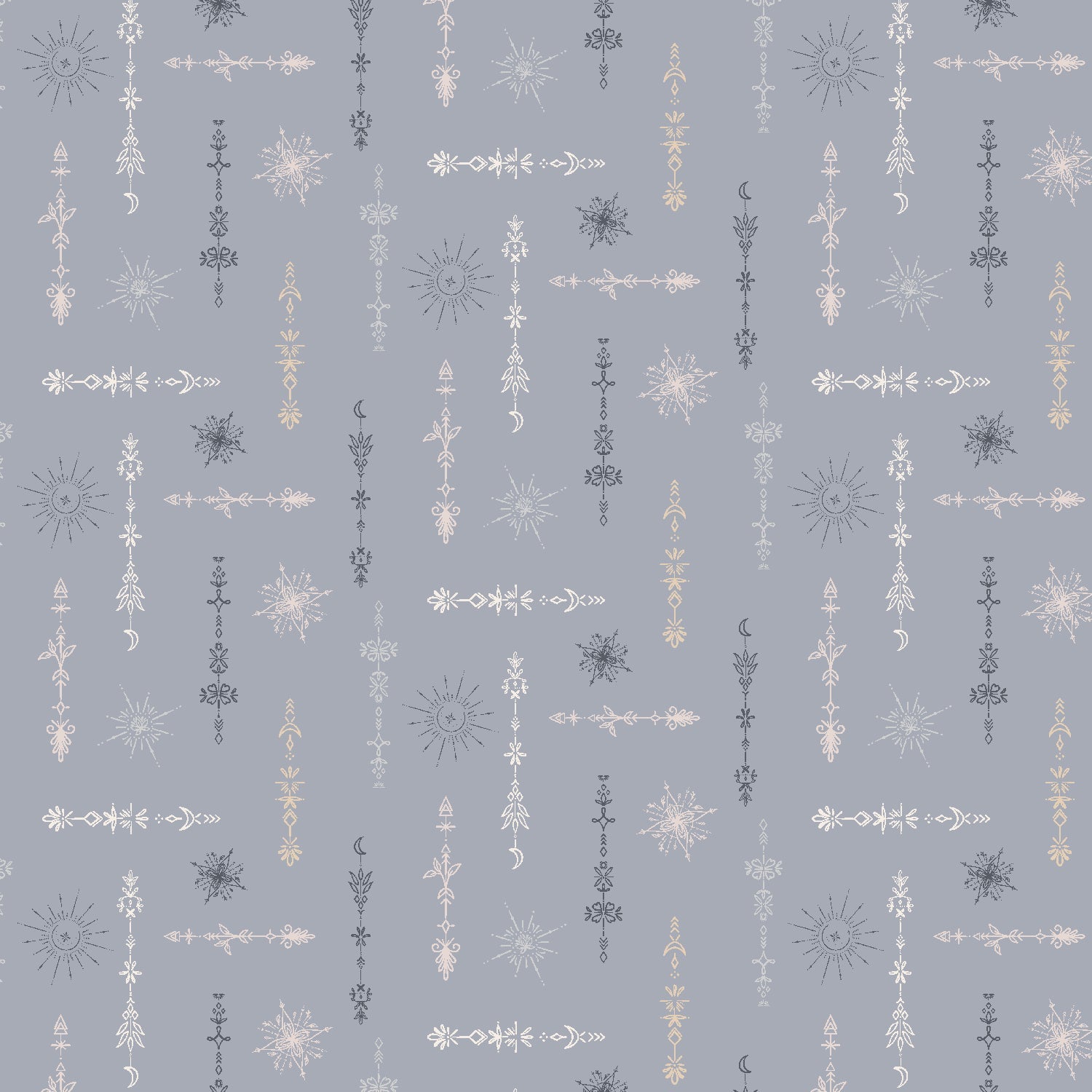 cotton+steel | serendipity's symphony | celestial discovery | moonstone - floydthefox