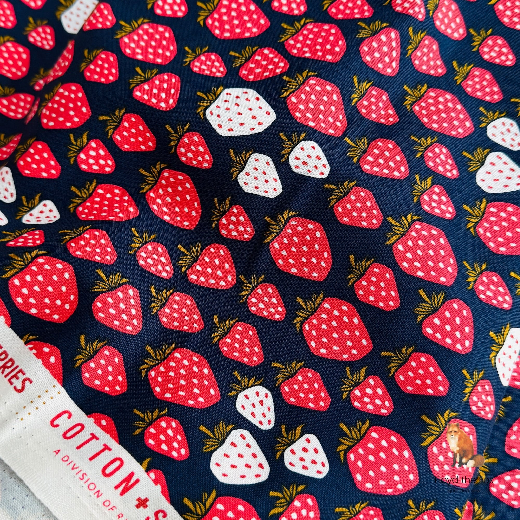 cotton+steel | under the apple tree | queen of berries | evening blue - floydthefox