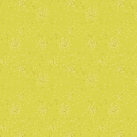 cotton+steel basics | clusters | honeydew metallic - floydthefox