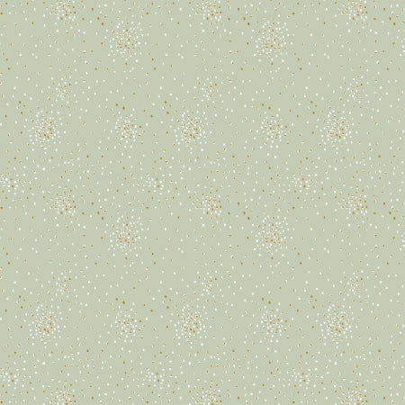 cotton+steel basics | clusters | icy mint metallic - floydthefox