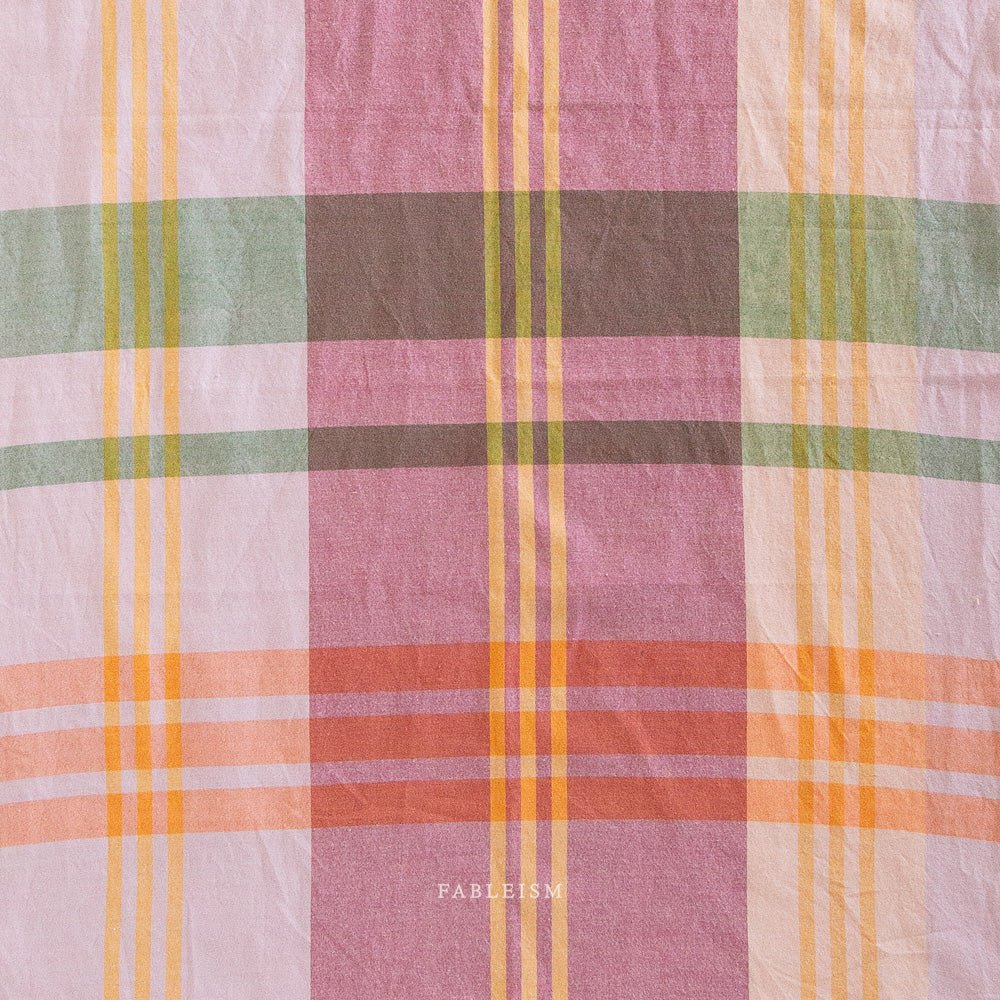 fableism | lumiere - happy checkers | house dress amaranth - floydthefox