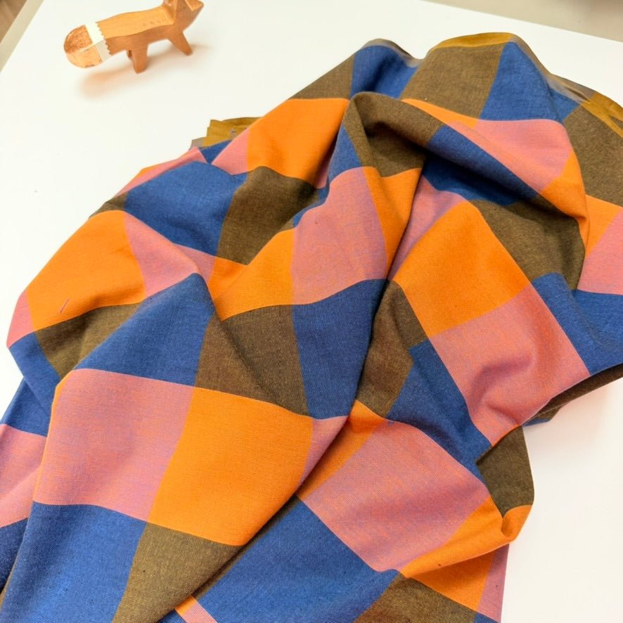 fableism supply co. | patchworkstoff | fine & dandy | happy checkers in suit - floydthefox