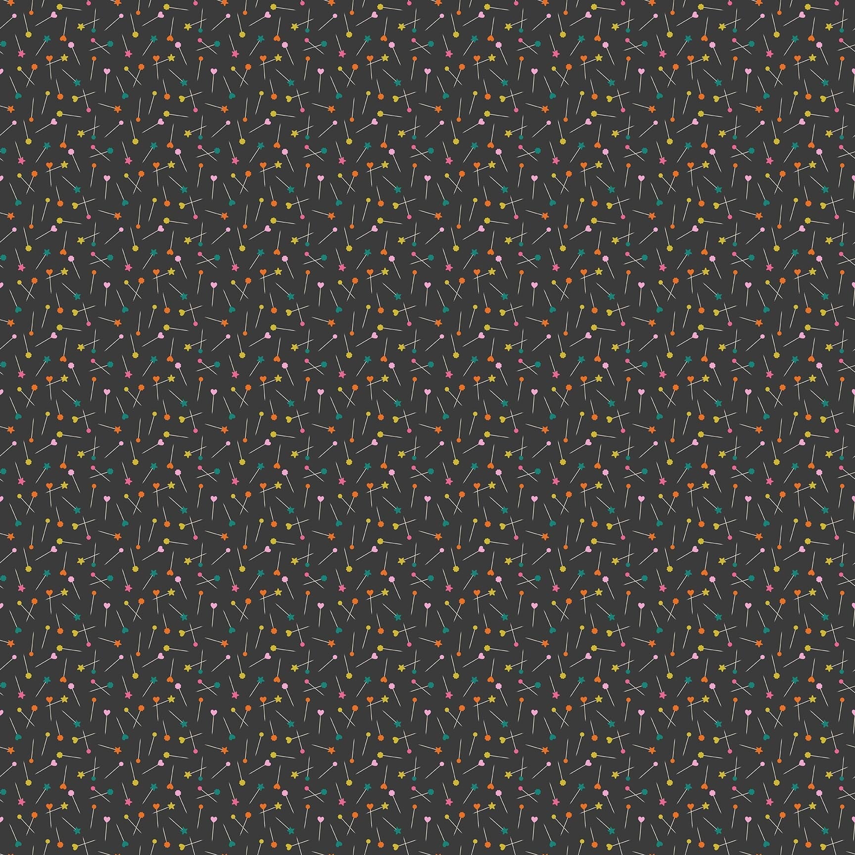 figo fabrics | patchworkstoff | bits and bobs | pins black - floydthefox