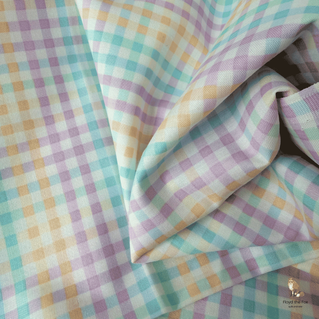 figo fabrics | patchworkstoff | dovetail pastels | check - floydthefox