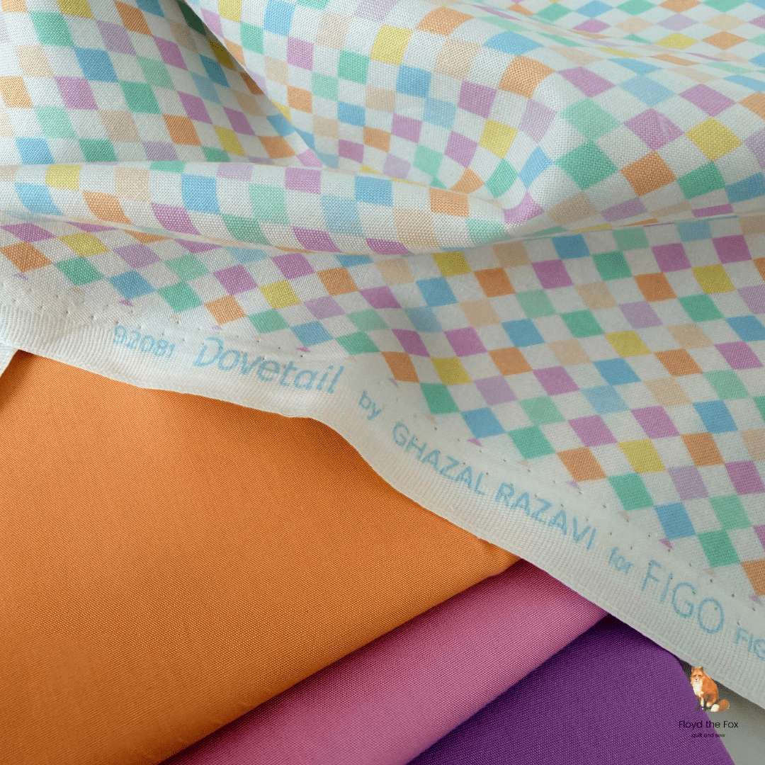 figo fabrics | patchworkstoff | dovetail pastels | diamonds - floydthefox