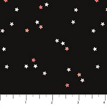 figo fabrics | patchworkstoff | sweet treats | stars black - floydthefox
