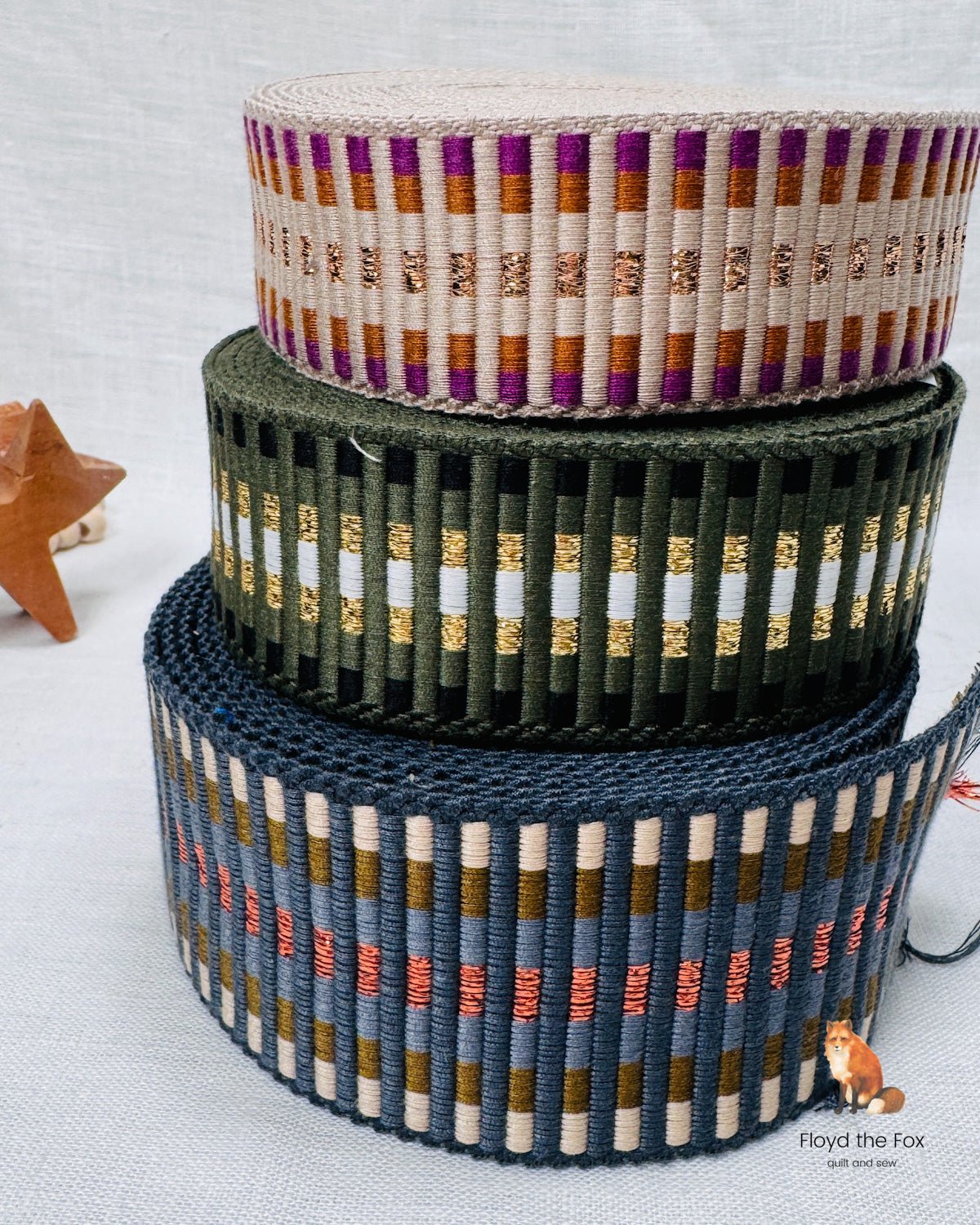 gurtband | 35mm | railroad tracks karamell funkeln - floydthefox