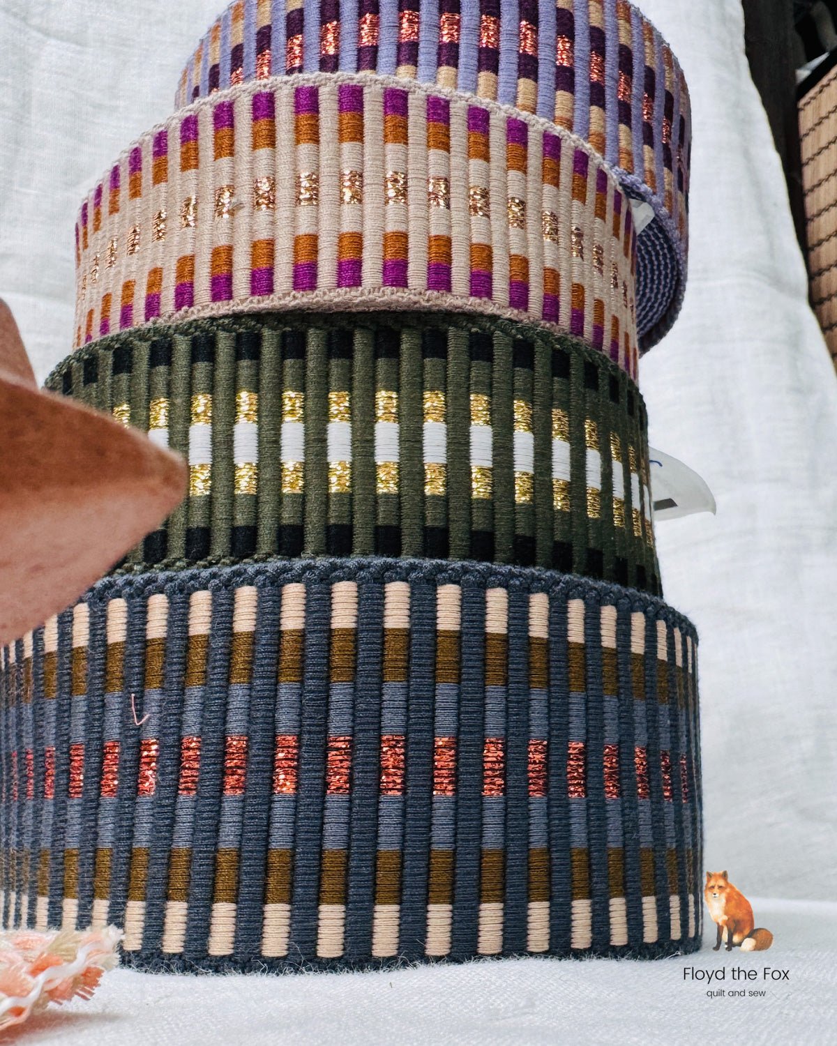 gurtband | 40mm | railroad tracks oliv - floydthefox