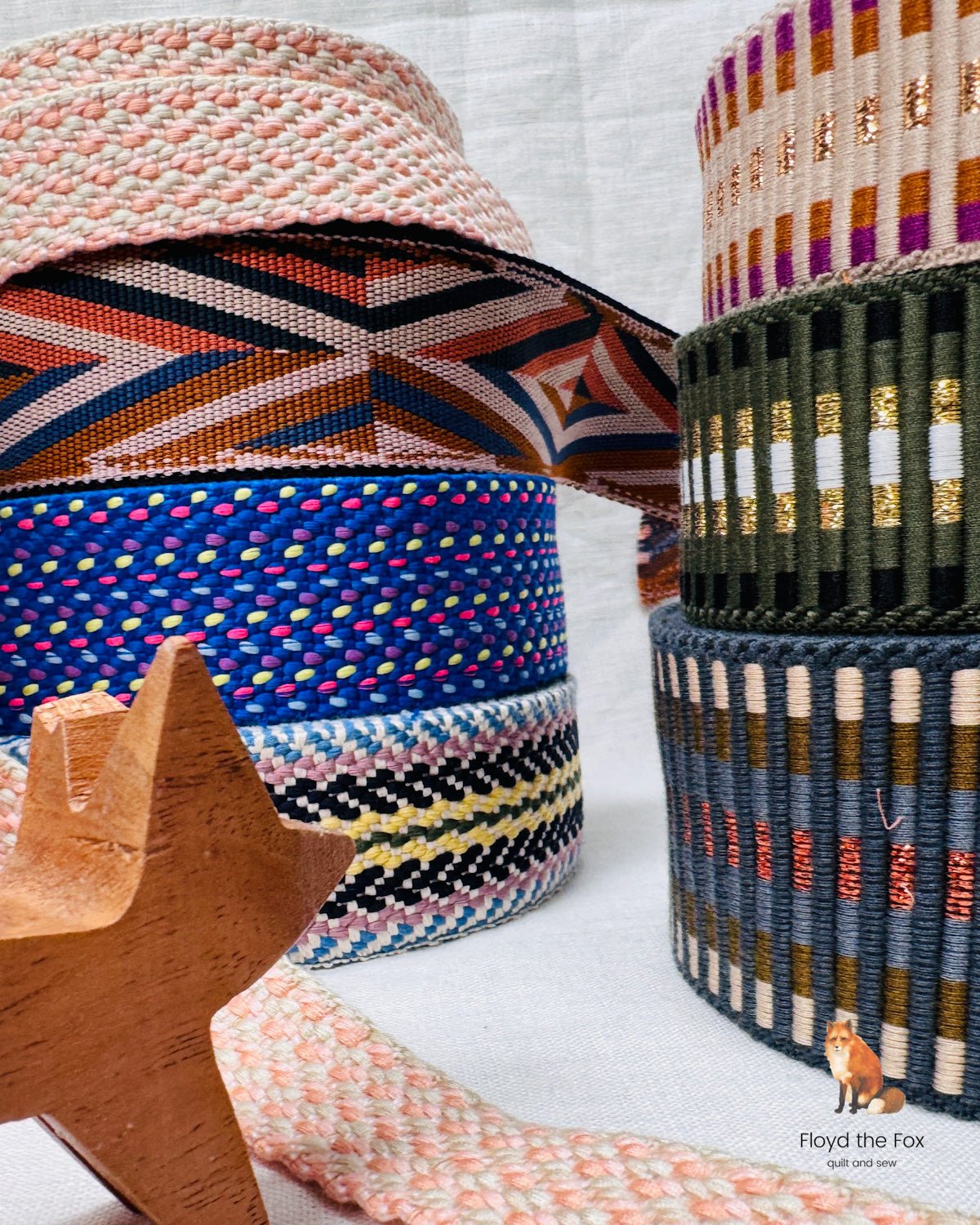 gurtband | 40mm | railroad tracks oliv - floydthefox