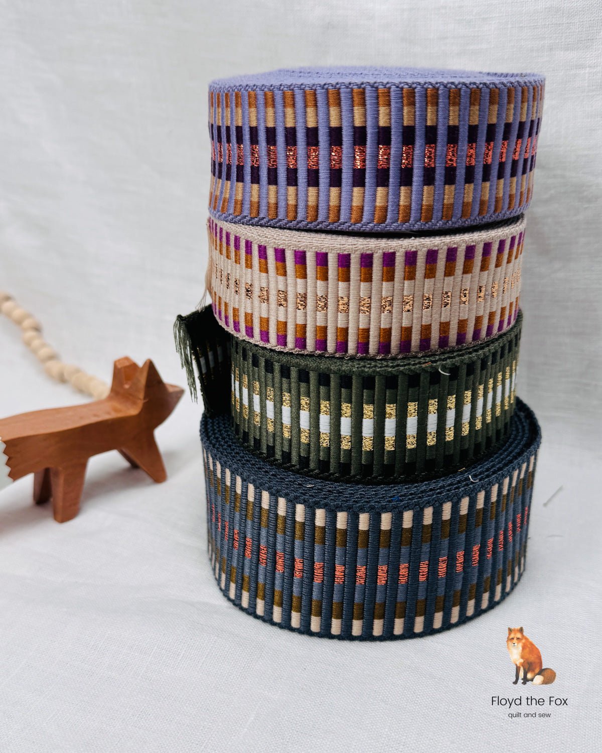 gurtband | 40mm | railroad tracks oliv - floydthefox