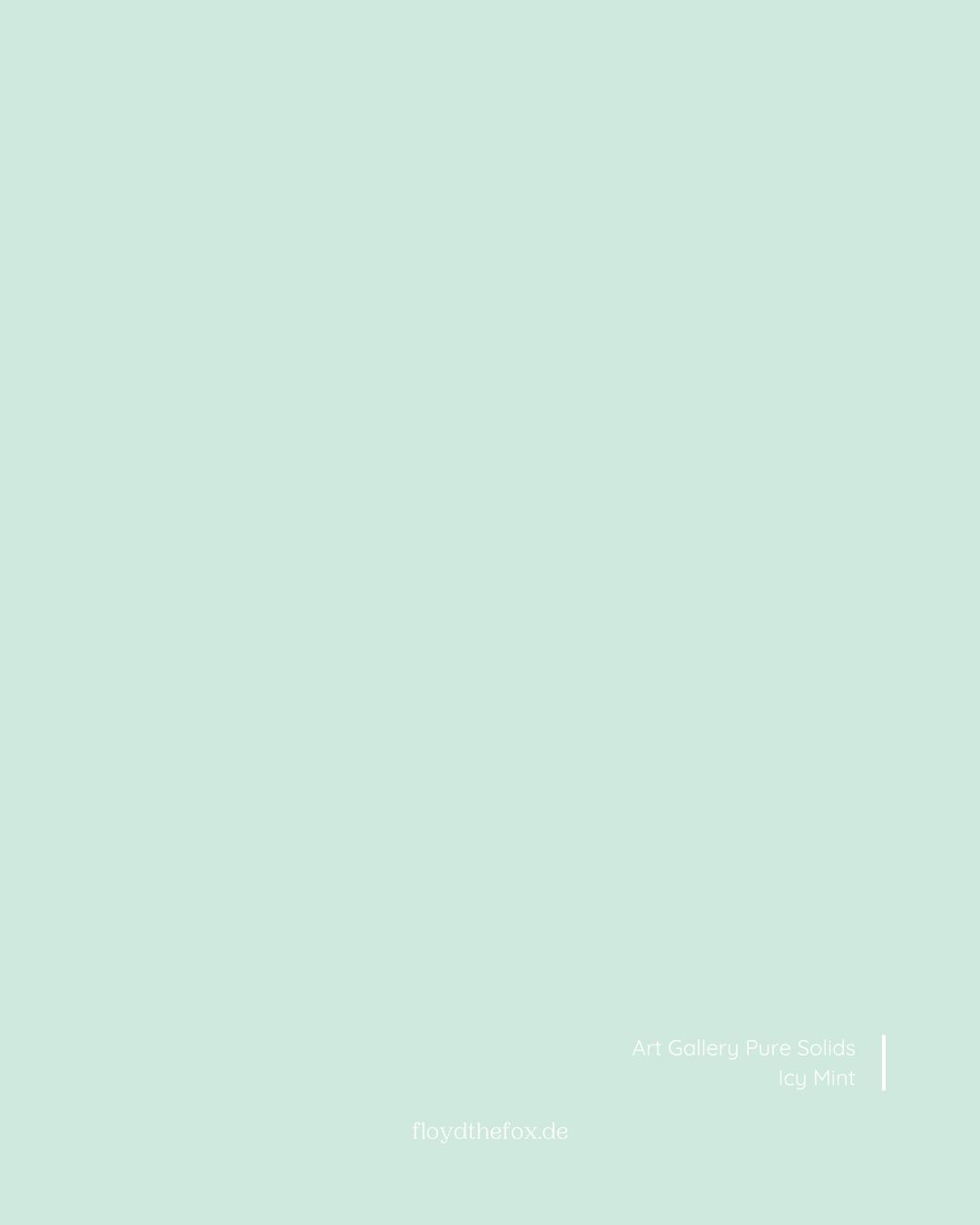 icy mint | art gallery PURE solids - floydthefox
