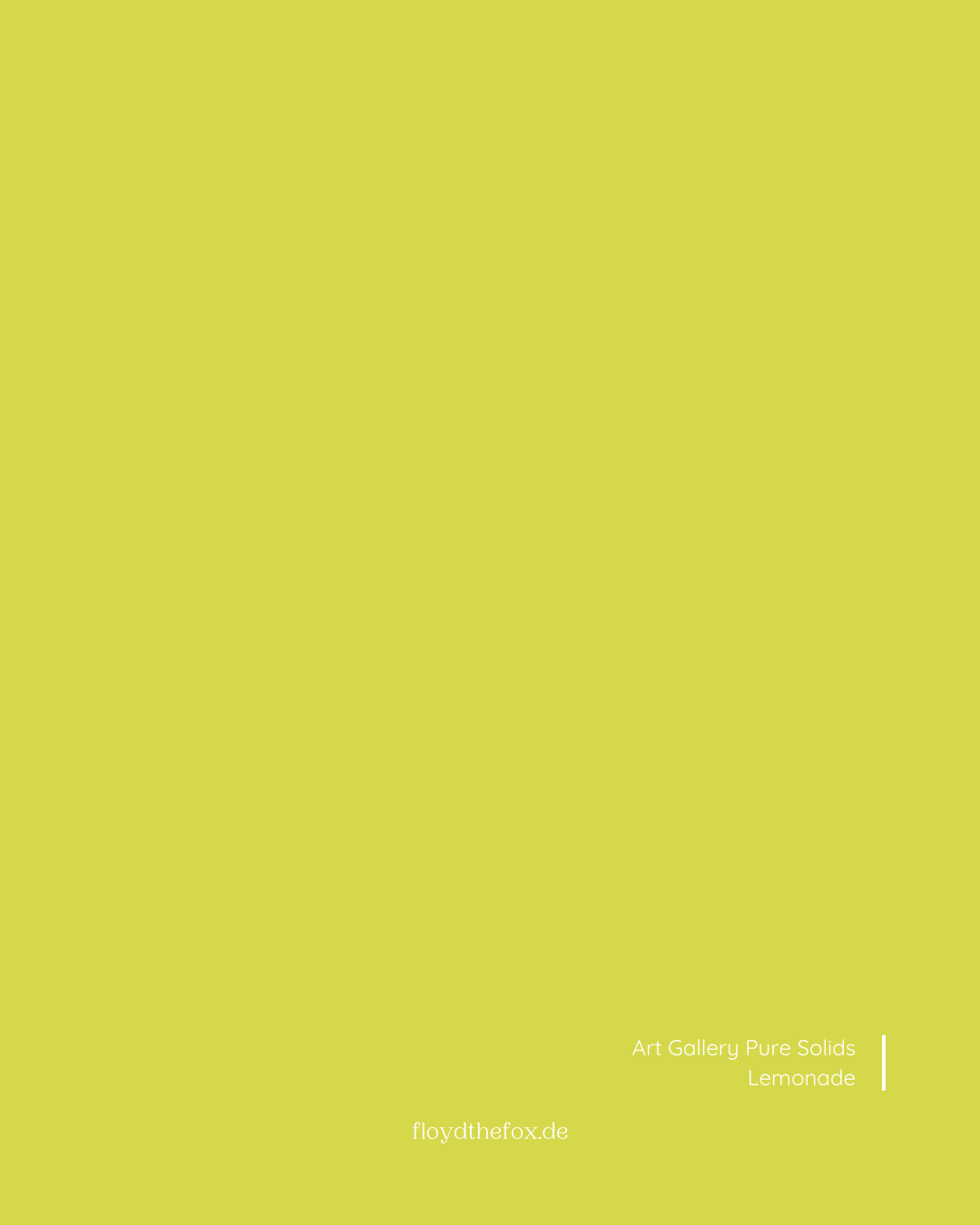 lemonade | art gallery PURE solids - floydthefox