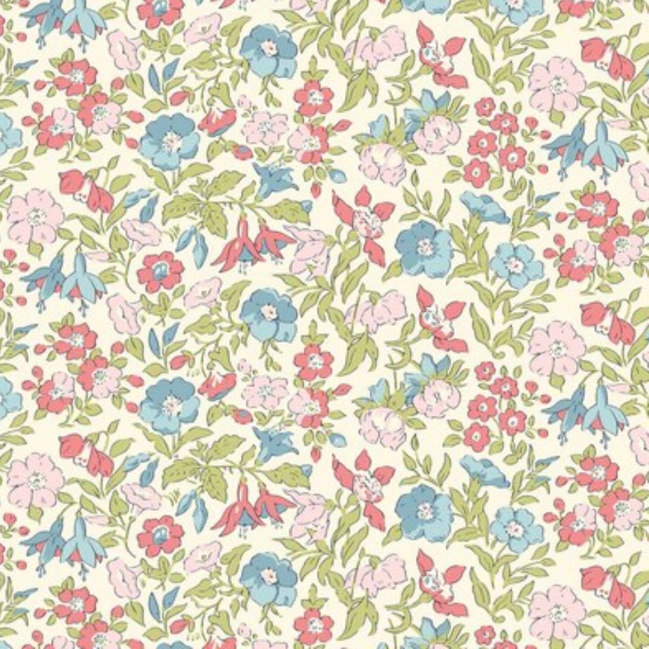 liberty fabrics | lasenby quilting cotton | everlasting | mamie flower rosa - floydthefox