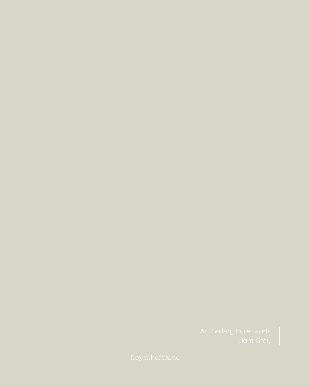 light grey | art gallery PURE solids - floydthefox