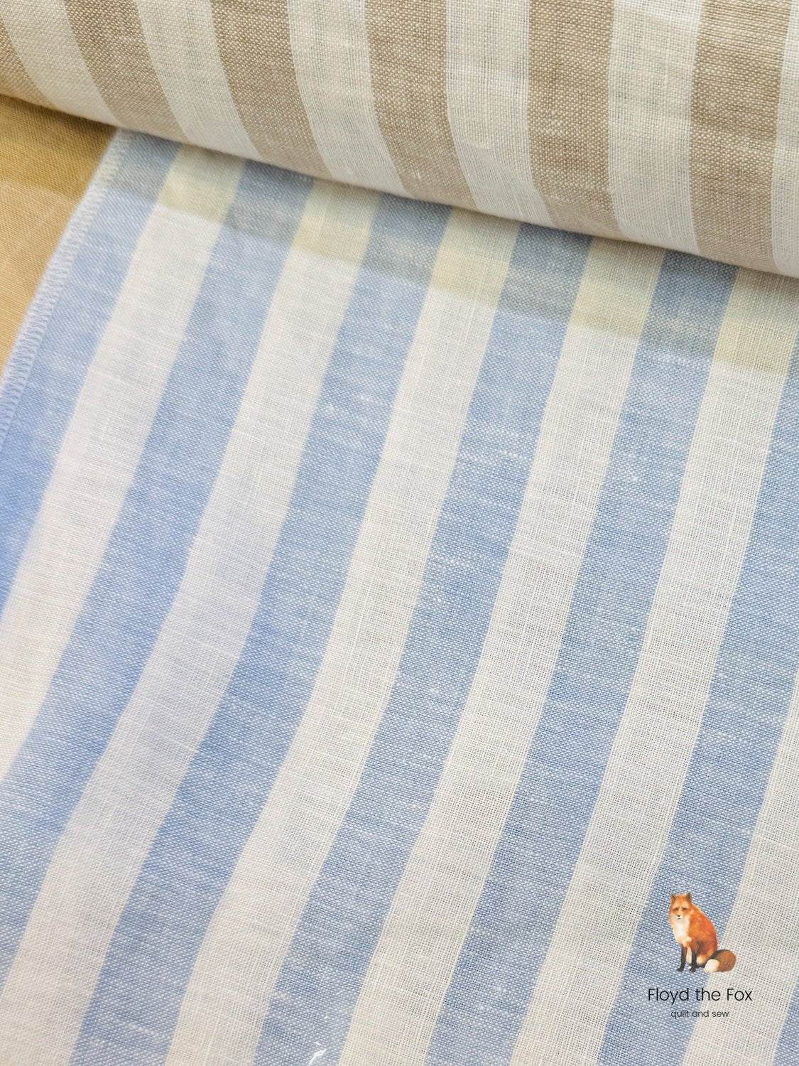 lino volpe | leinen aus apulien | extra - breit | norvegia righe celestine - floydthefox