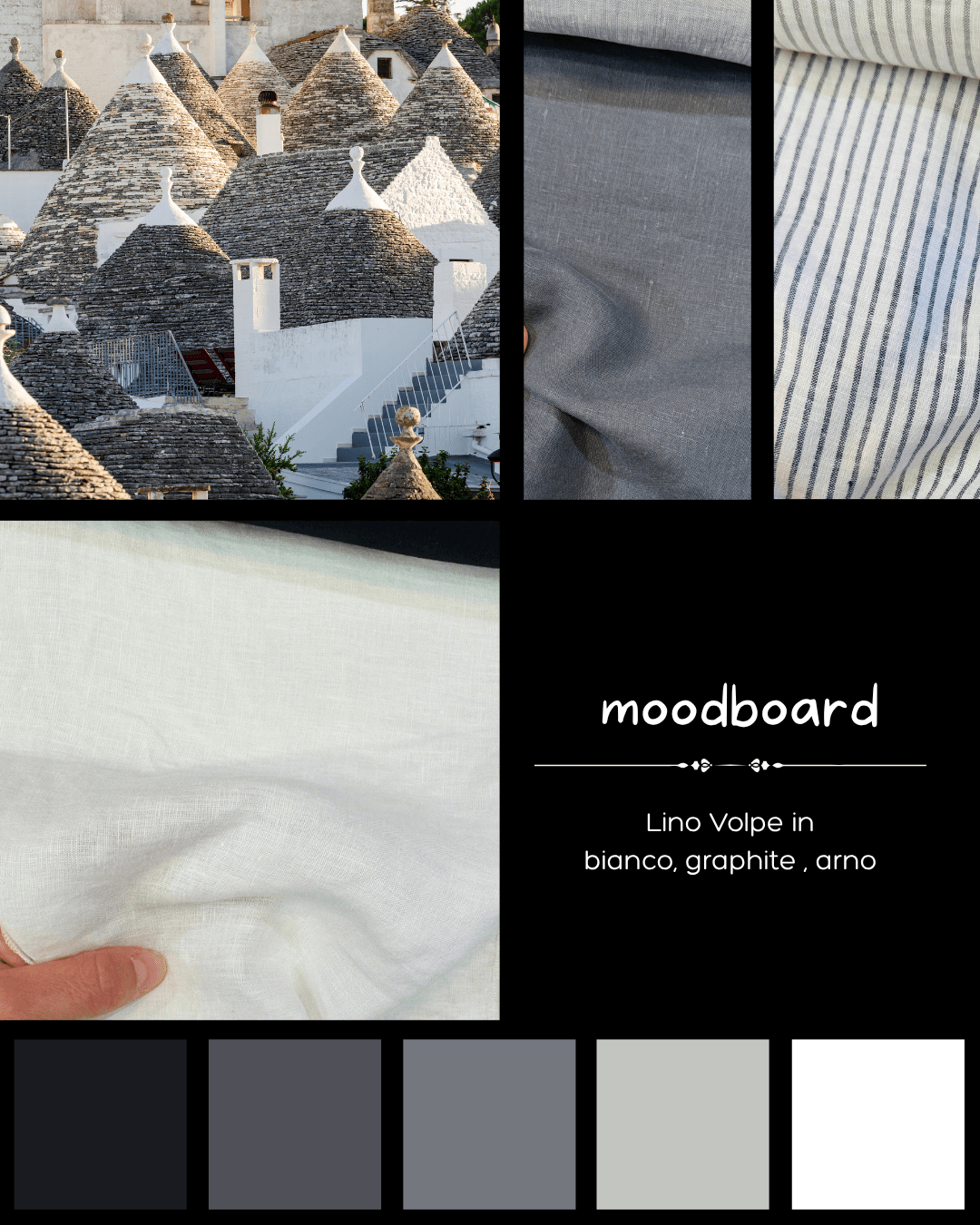 lino volpe | stone - washed leinen aus apulien | extra - breit | bianco - floydthefox