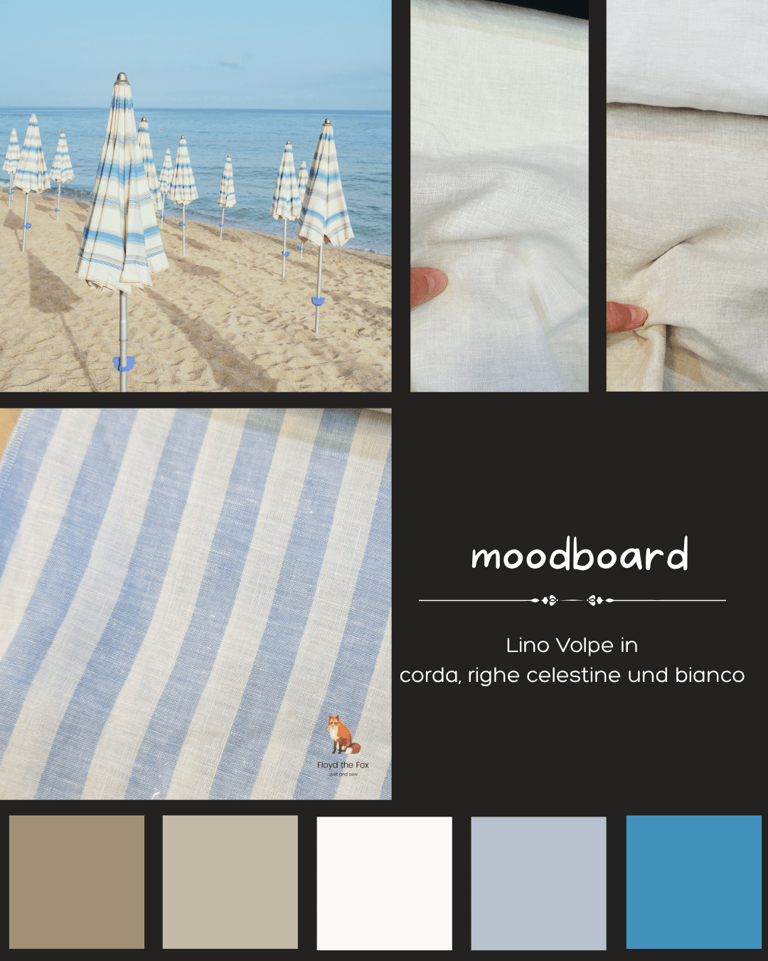 lino volpe | stone - washed leinen aus apulien | extra - breit | corda - floydthefox