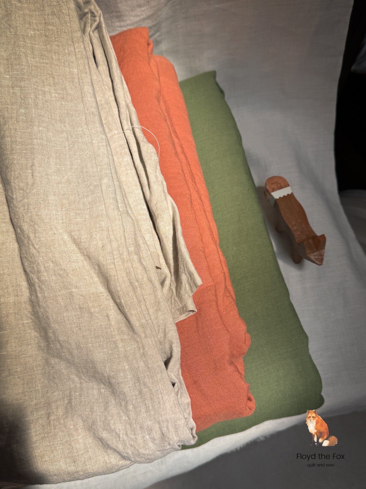 lino volpe | stone - washed leinen aus apulien | extra - breit | corda - floydthefox