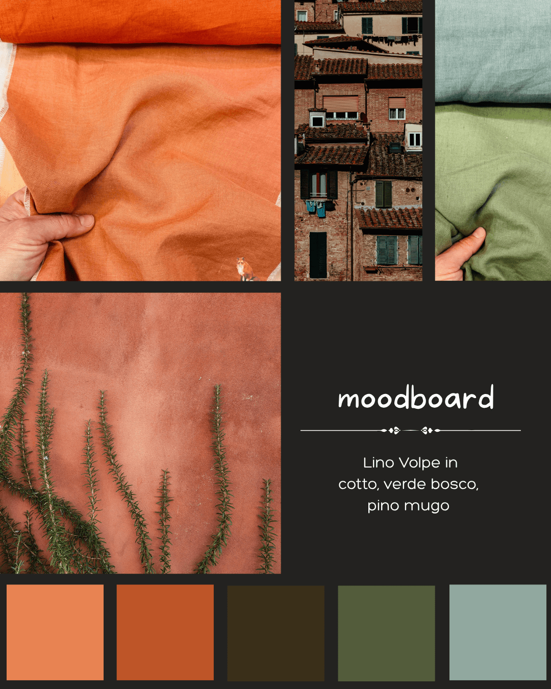 lino volpe |stone - washed leinen aus apulien | extra - breit | cotto - floydthefox