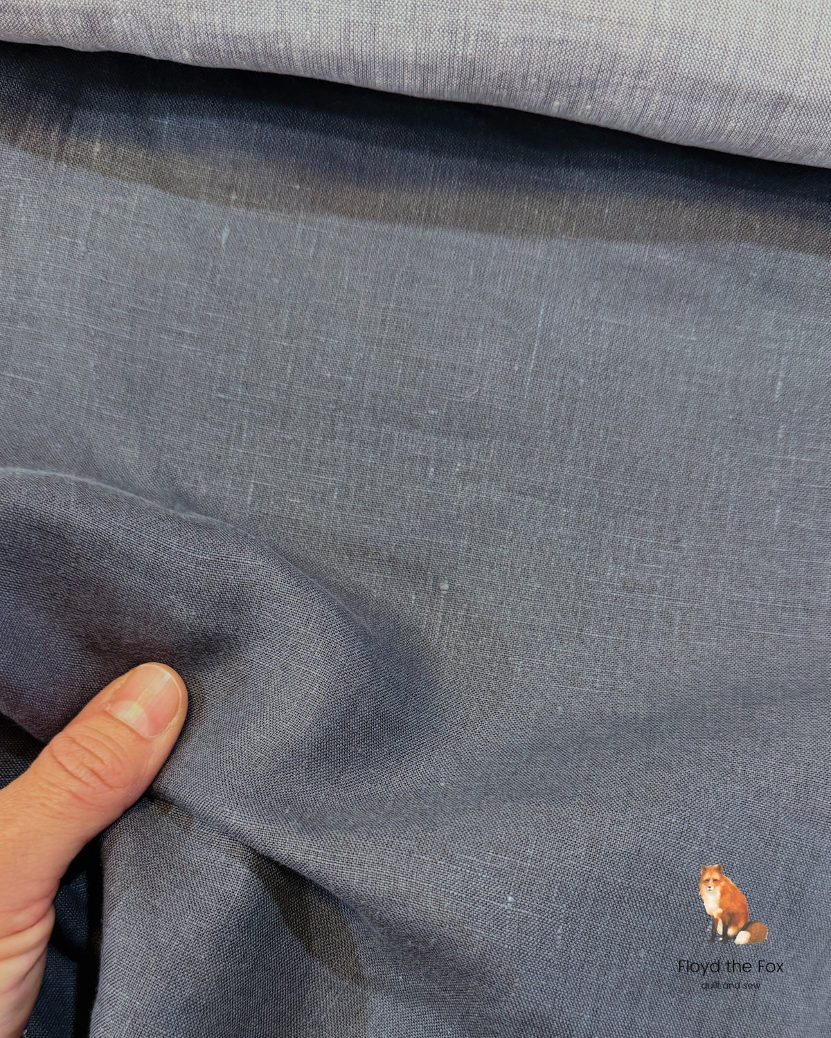 lino volpe | stone - washed leinen aus apulien | extra - breit | grisaglia - floydthefox