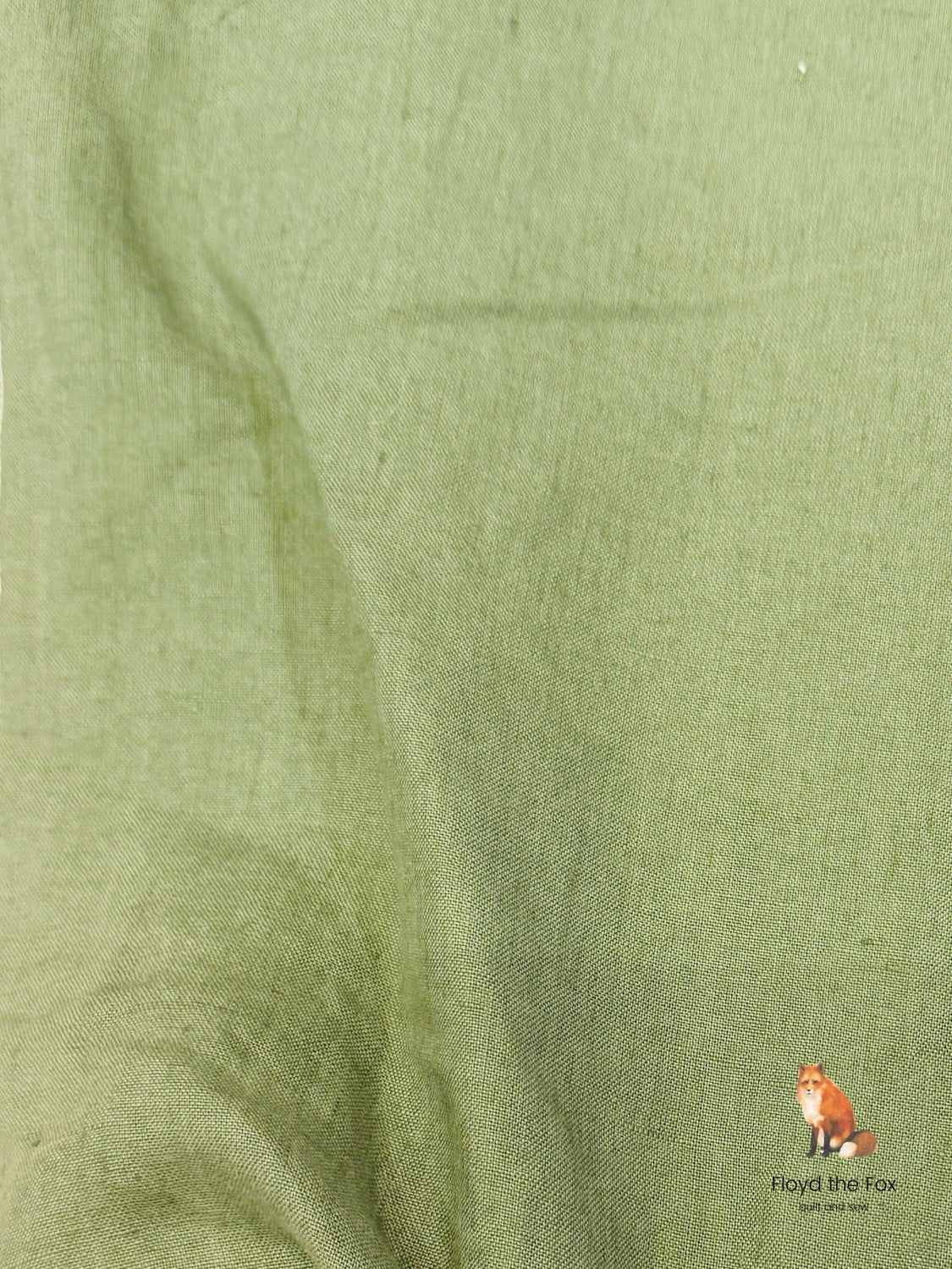 lino volpe | stone - washed leinen aus apulien | extra - breit | verde bosco - floydthefox