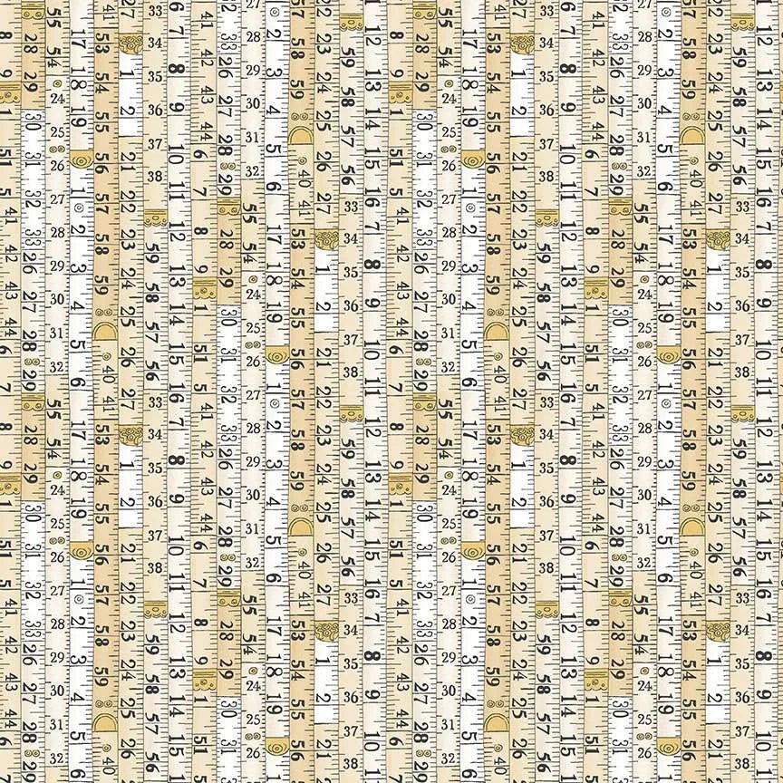 makower fabrics | patchworkstoff | atelier | measurements cream - floydthefox