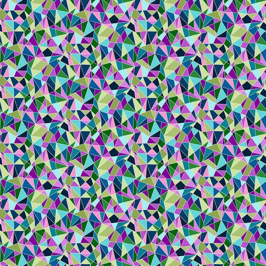 makower fabrics | tropica | mosaic blue - floydthefox