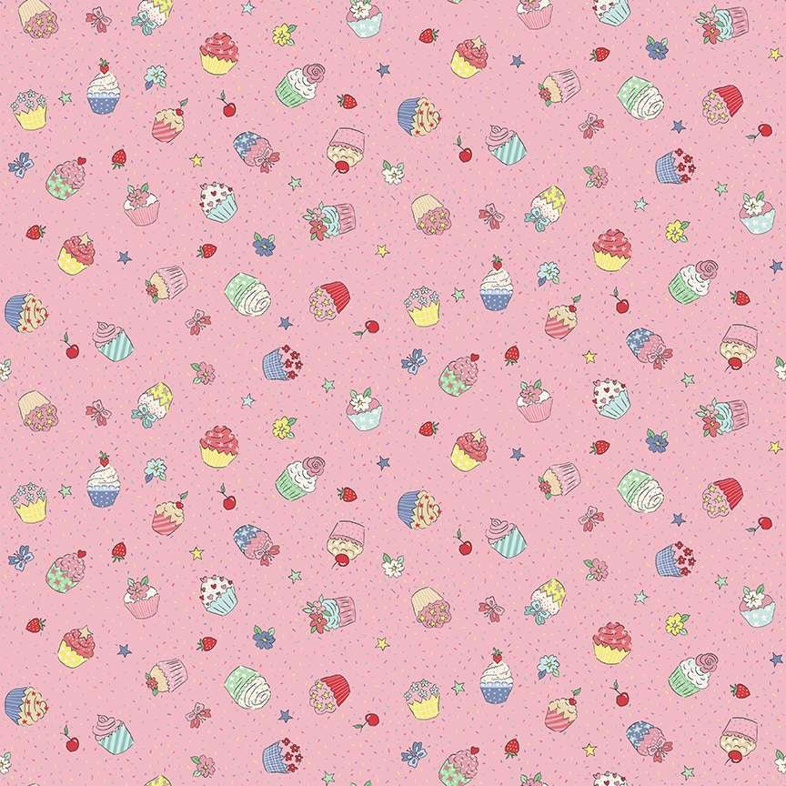 makower uk | afternoon tea | cupcake confetti pink - floydthefox