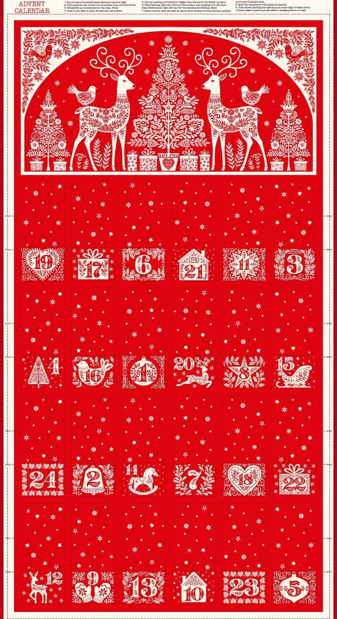 makower uk | scandi | adventskalender - panel - floydthefox