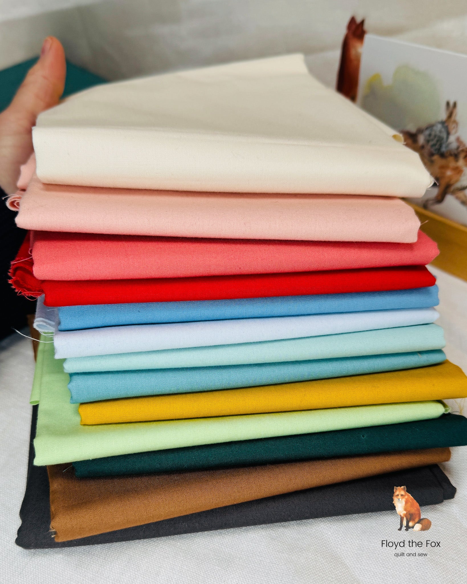 materialpaket | weihnachtsbaumdecke | merry march - floydthefox