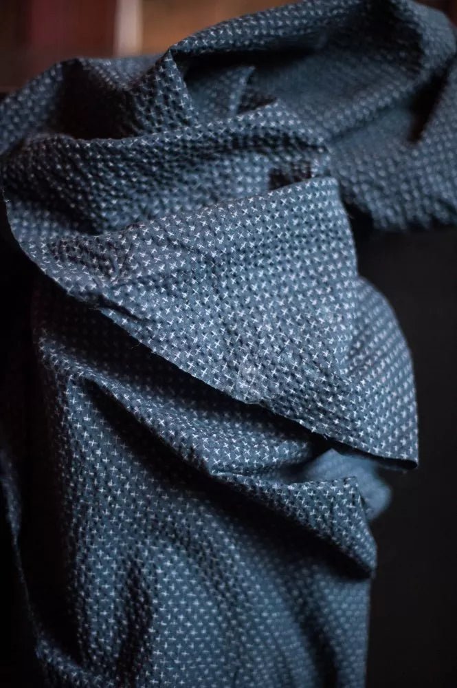 merchant&mills | tottori cross cotton | navy - floydthefox
