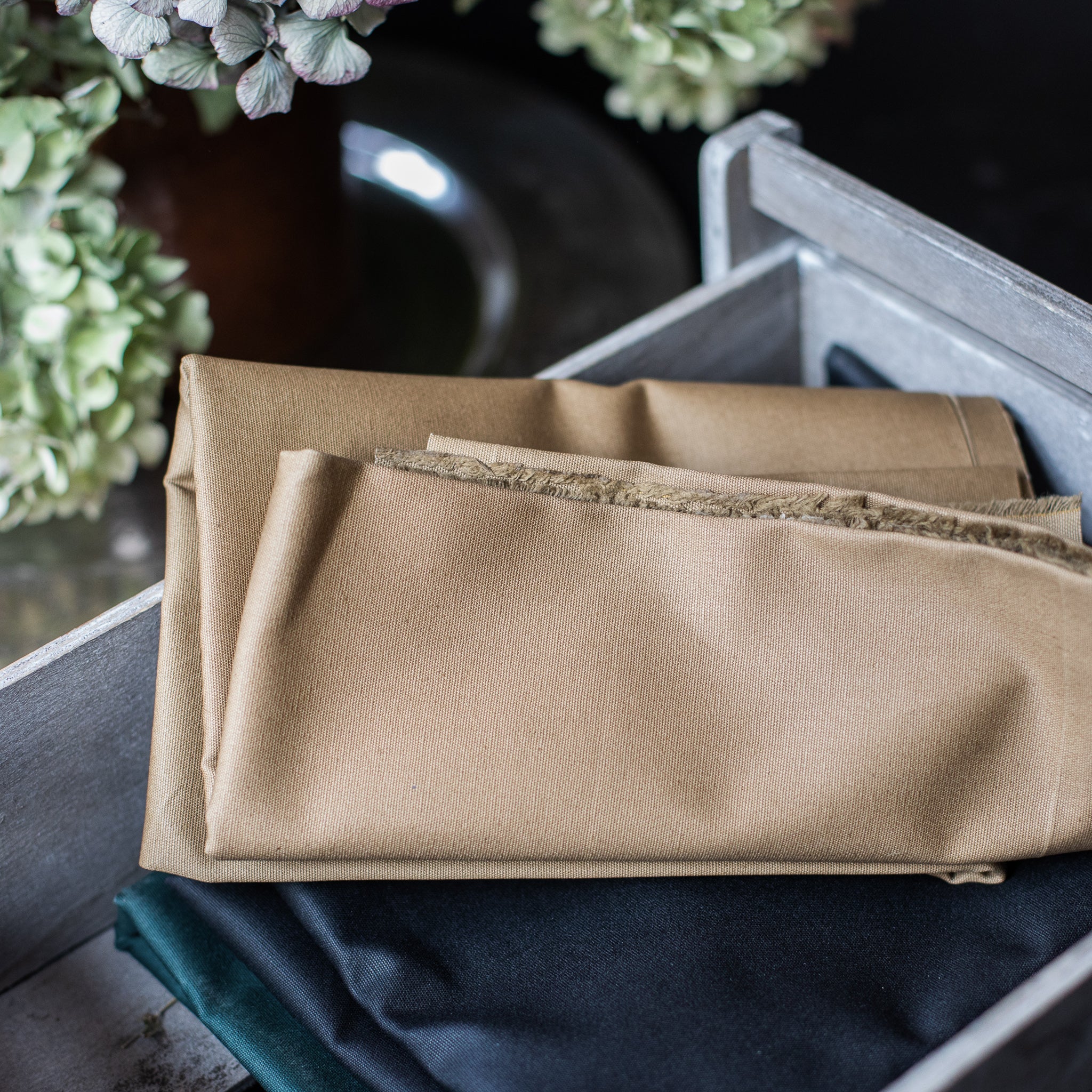 mind the maker | dry waxed organic cotton | sand - floydthefox