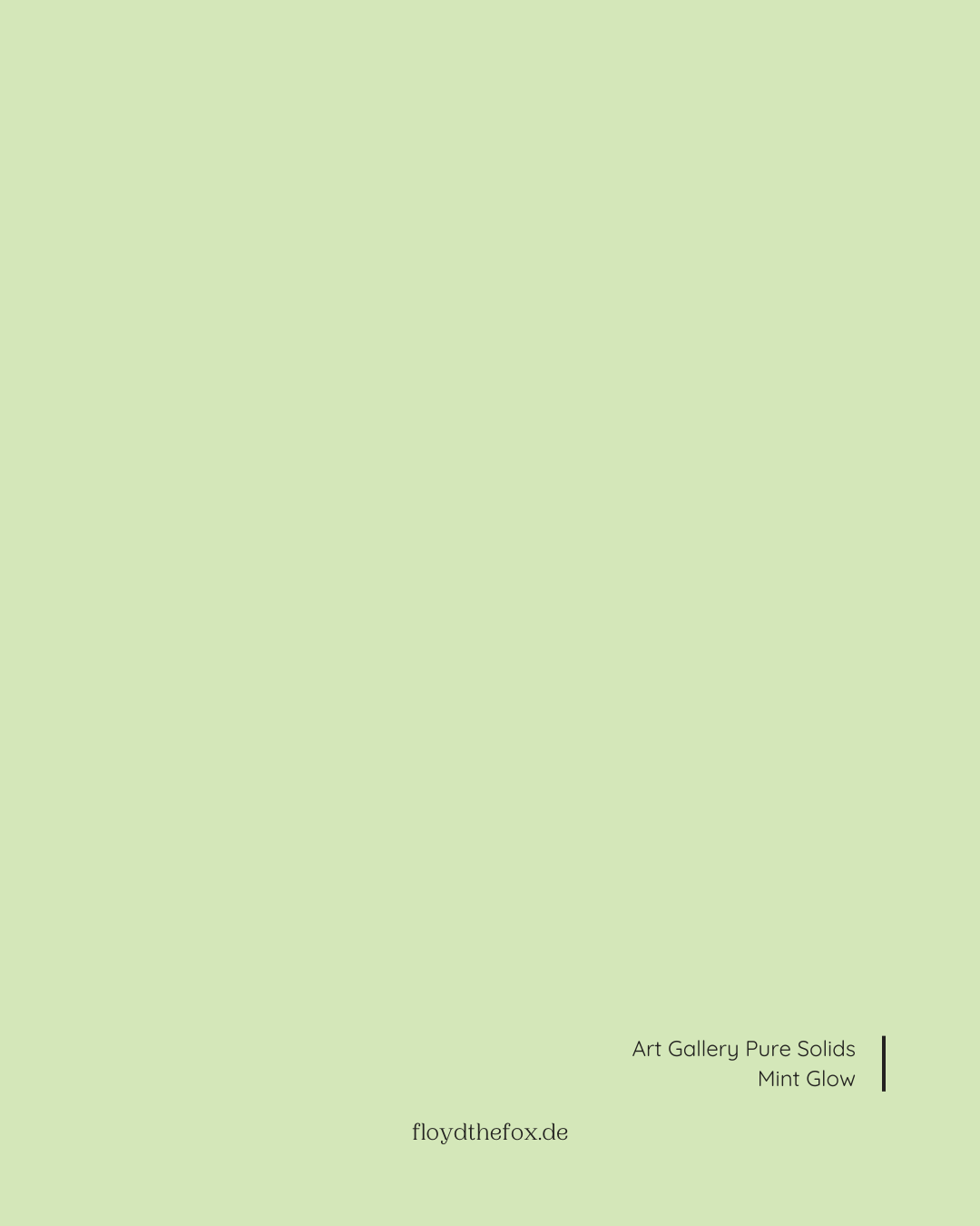 mint glow | art gallery PURE solids - floydthefox