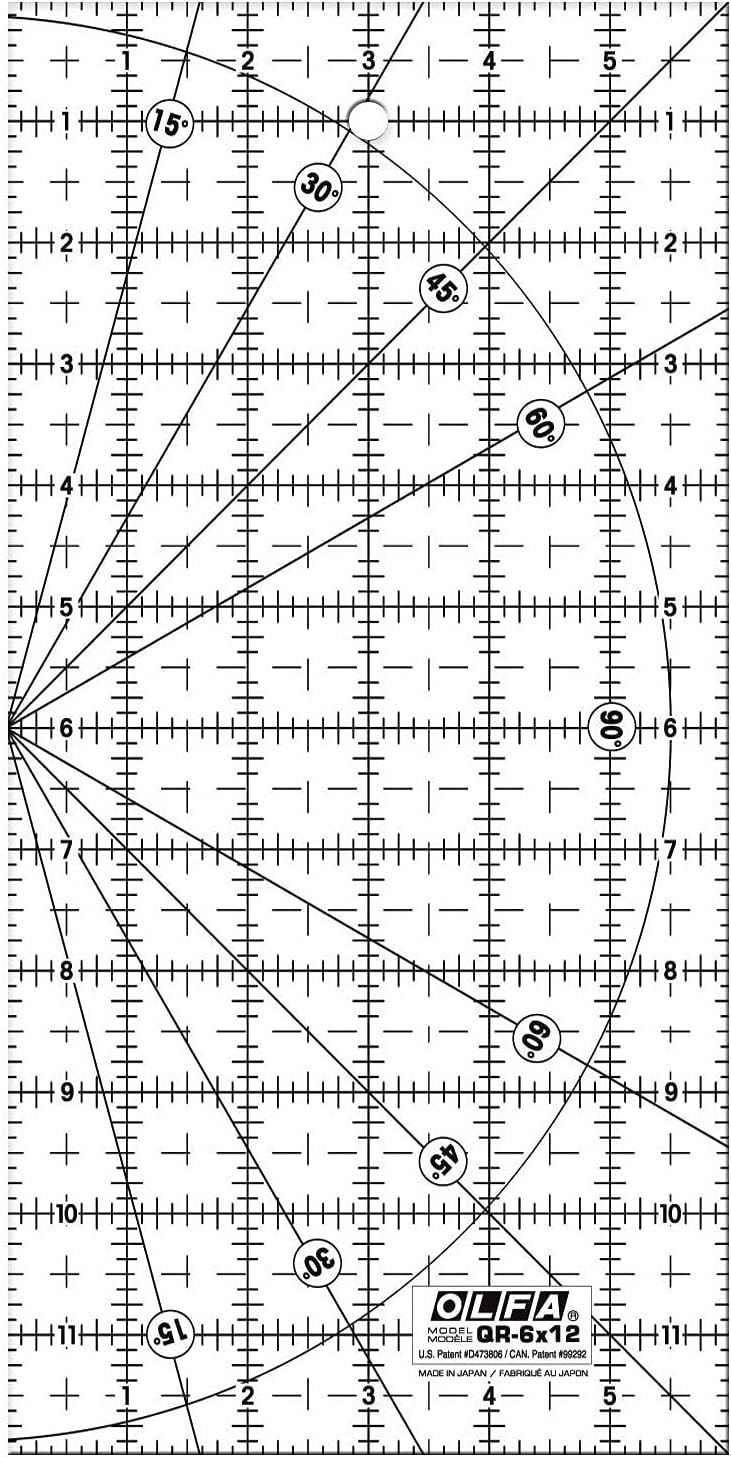 olfa | quilt ruler 6x12 - floydthefox