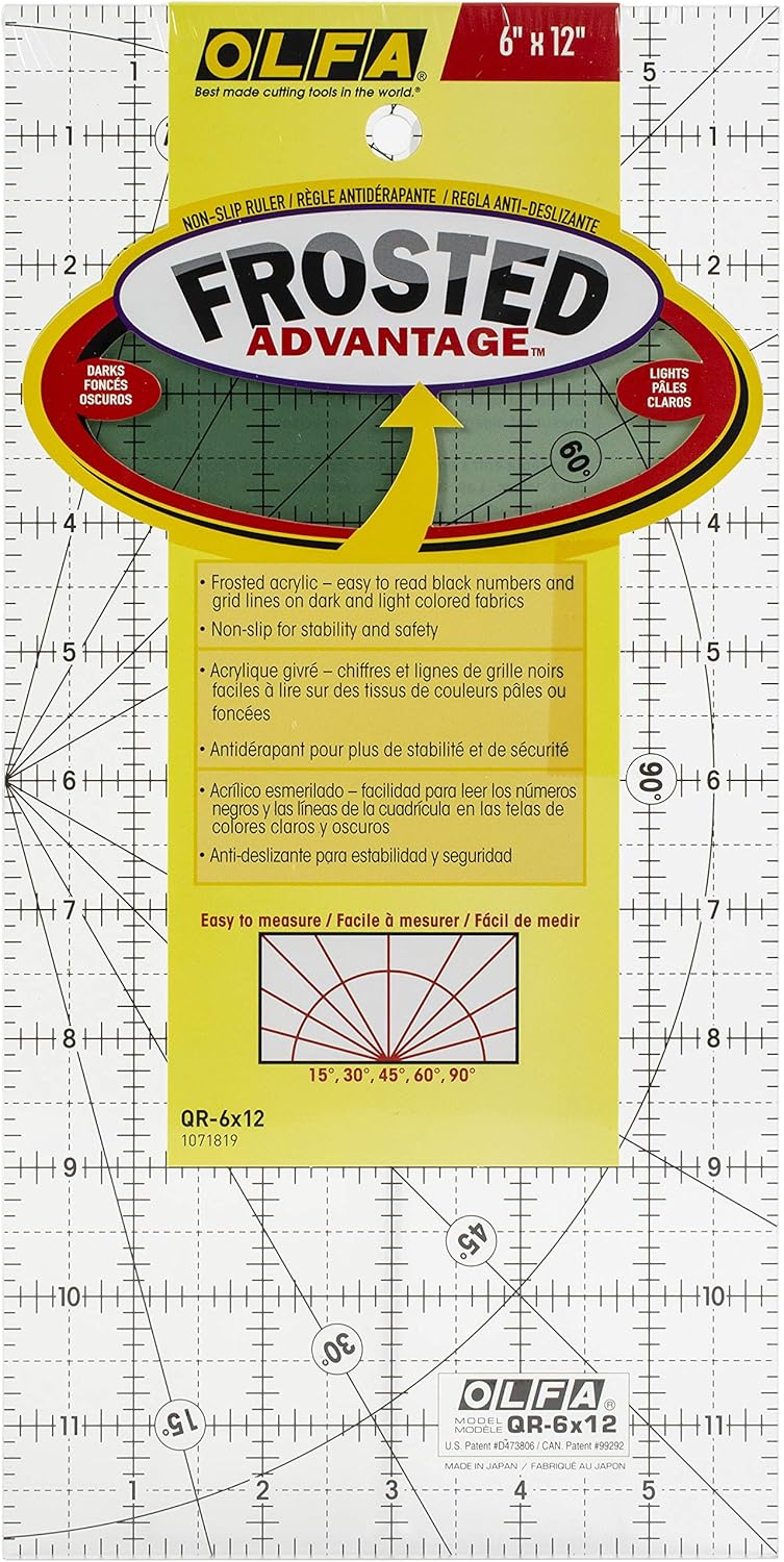 olfa | quilt ruler 6x12 - floydthefox