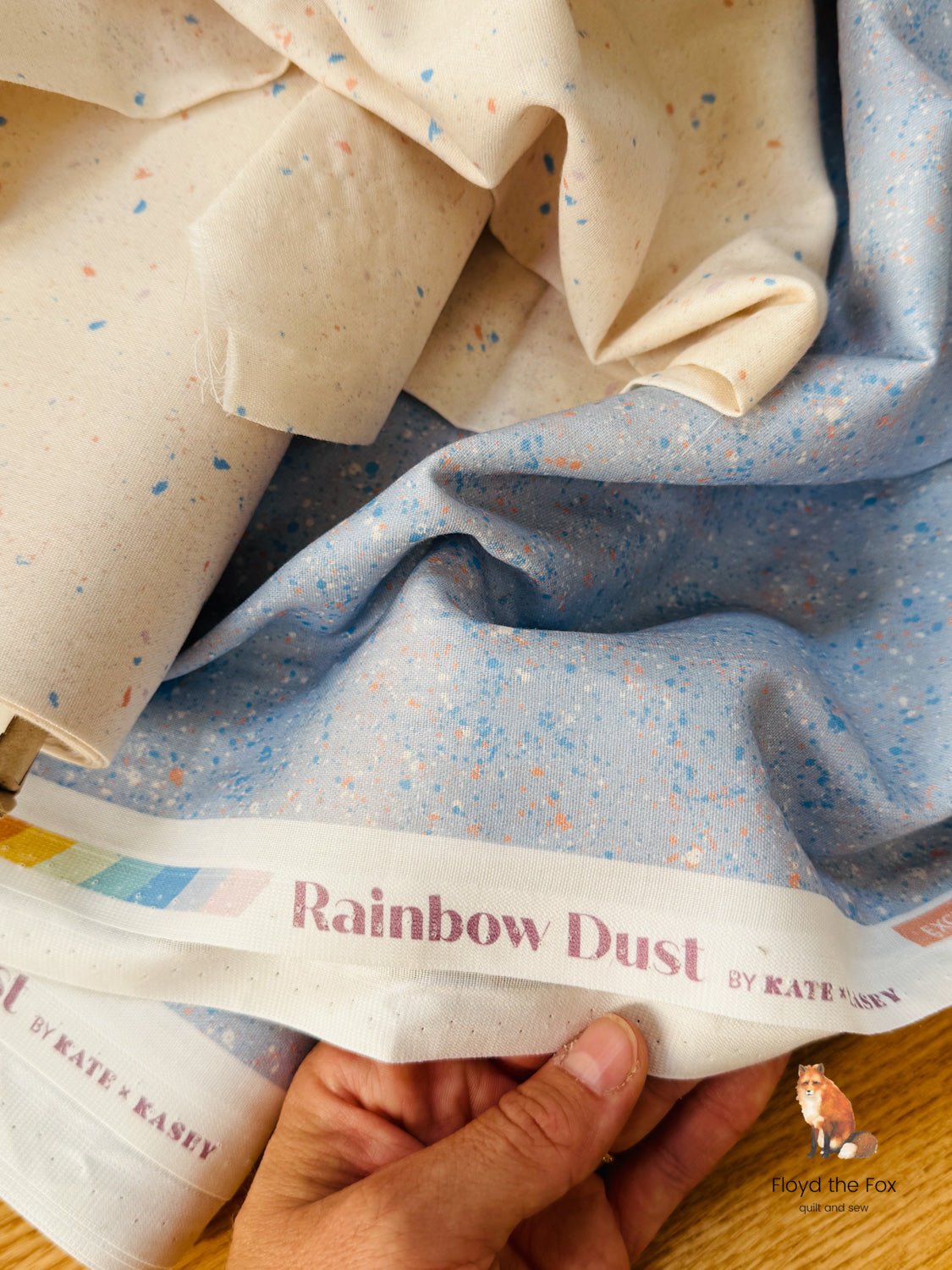 paintbrush studios | GOTS musselin | rainbow dust | terrazzo dusk - floydthefox