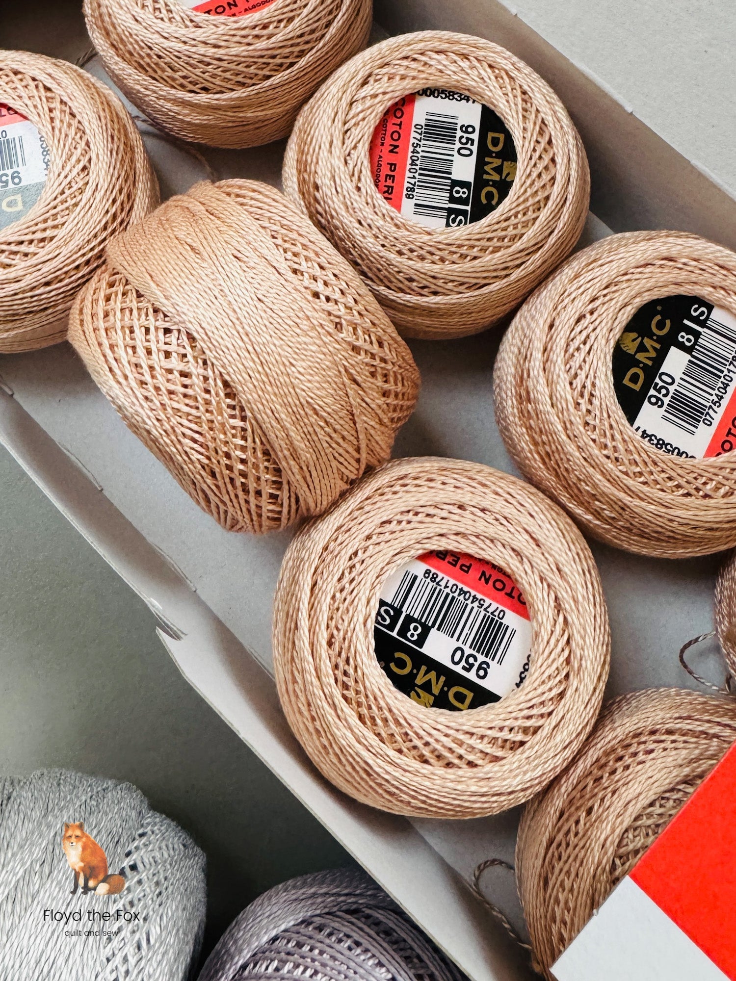 perlgarn | DMC | stärke 8 - floydthefox