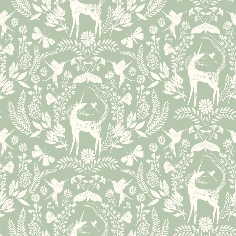 poppie cotton | unicorn dreams | enchanted mint - floydthefox