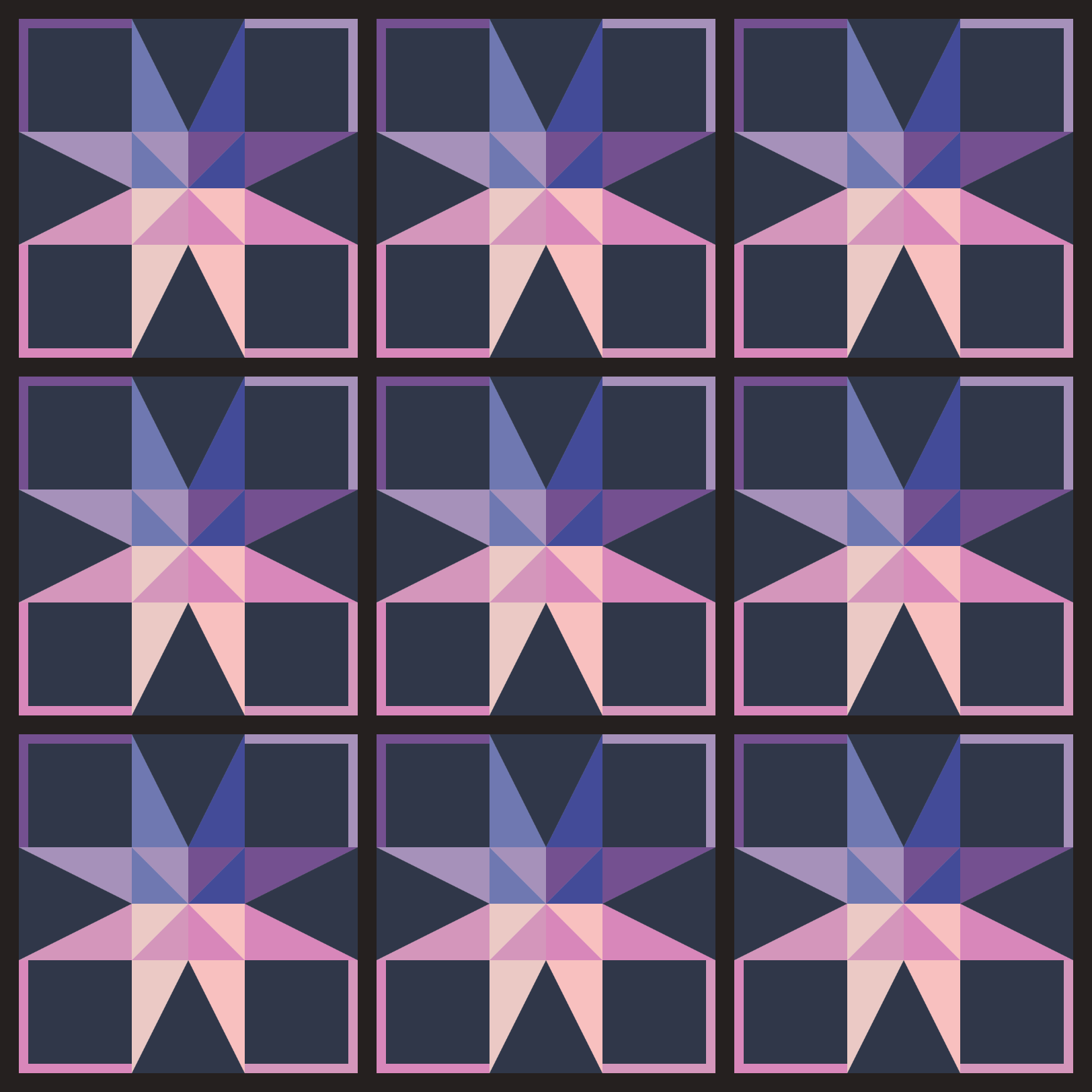 quiltkit | quilty architect | bonfire sparks - floydthefox