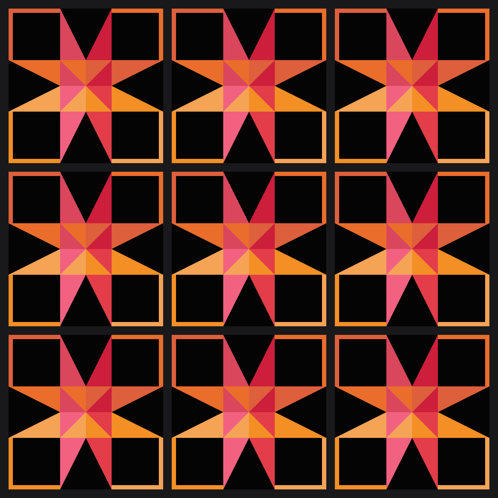 quiltkit | quilty architect | bonfire sparks - floydthefox