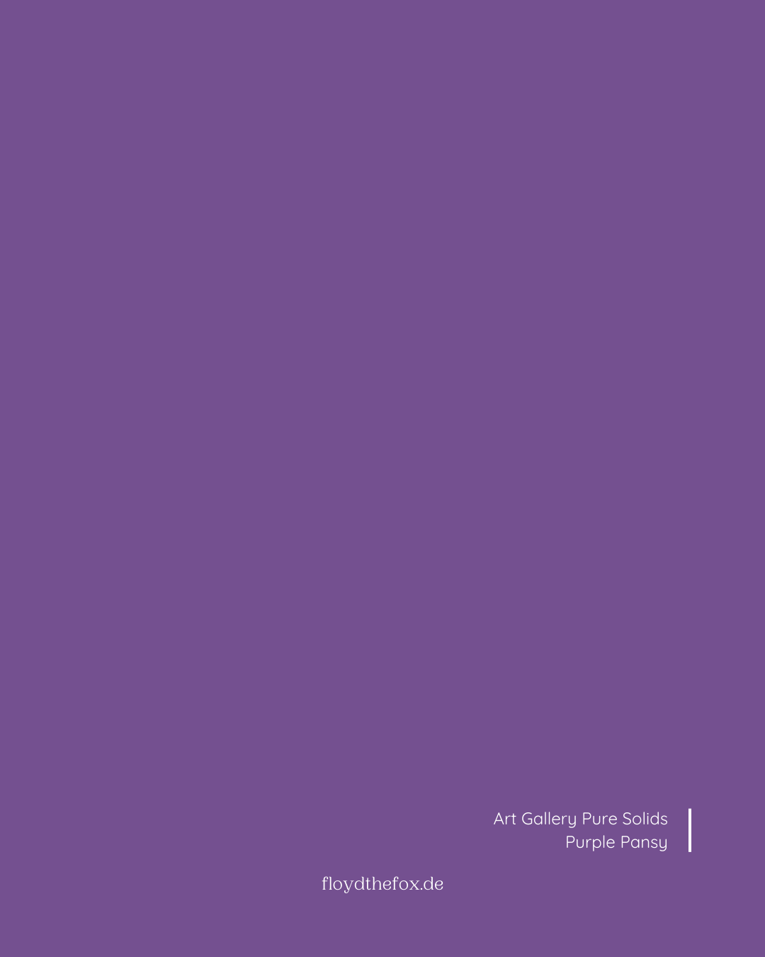 purple pansy | art gallery PURE solids - floydthefox