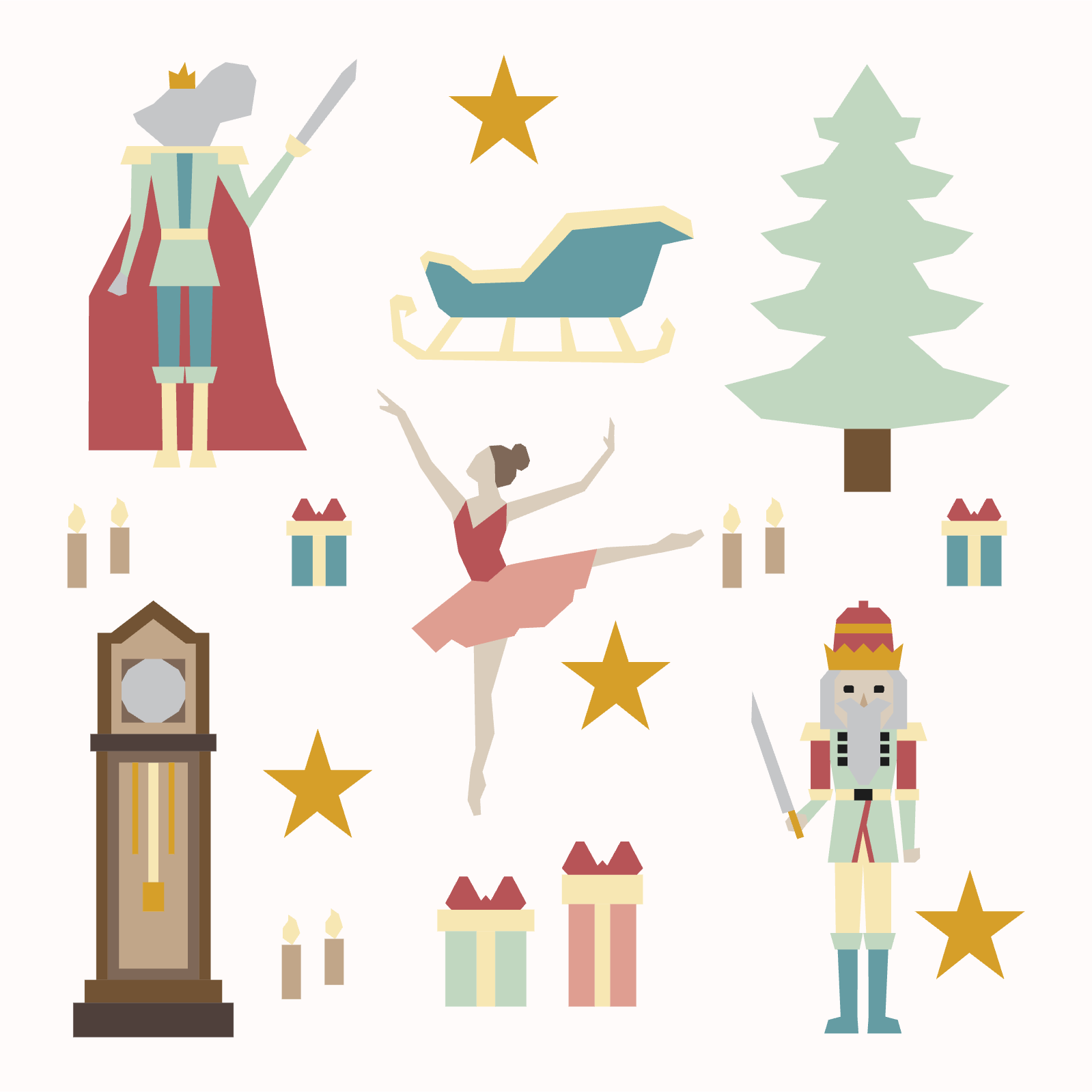 quiltkit | alderwood studio | nutcracker ballet BOM - floydthefox