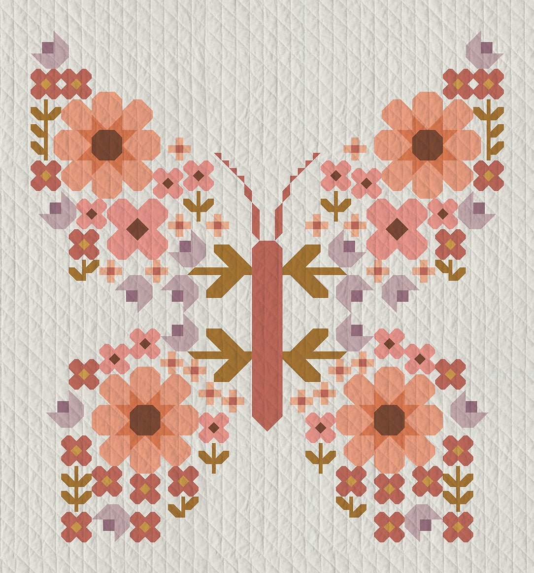 quiltkit | butterfly bouquet | cover - floydthefox