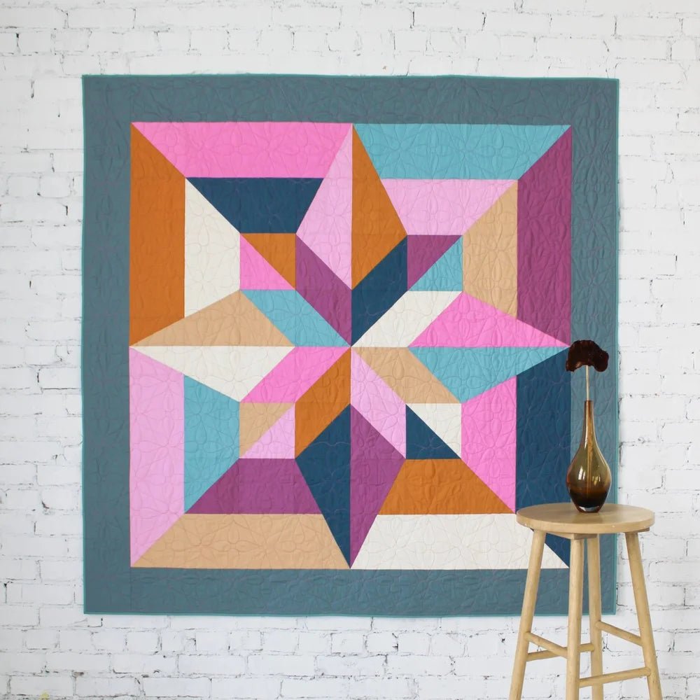 quiltkit | eudaimonia studio | arete jewel tones - floydthefox