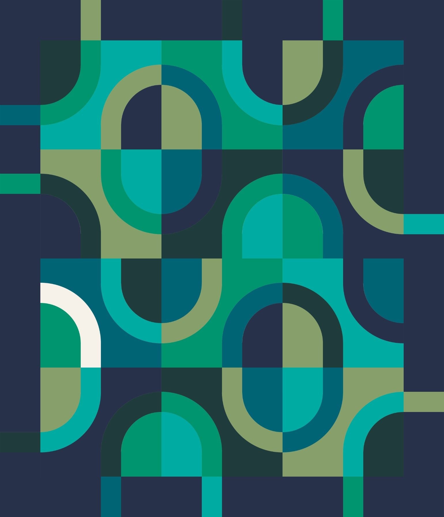 quiltkit | eudaimonia studio | currents | greenkeeper - floydthefox