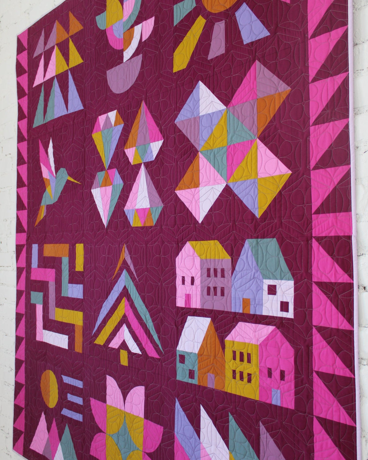 quiltkit | eudaimonia studio | hand + soul 2027 block of the month | jewel grotto - floydthefox