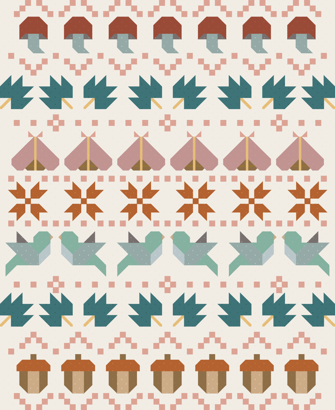 quiltkit | fair isle quilt kit | sprout wovens - floydthefox