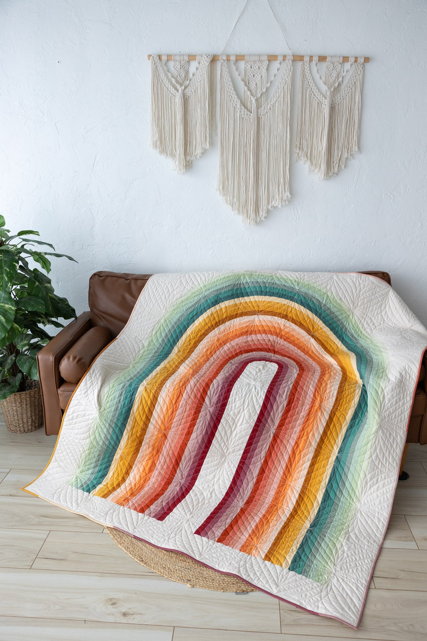 quiltkit | heck.yes.sew.co | rainbow hues | cover versionen - floydthefox