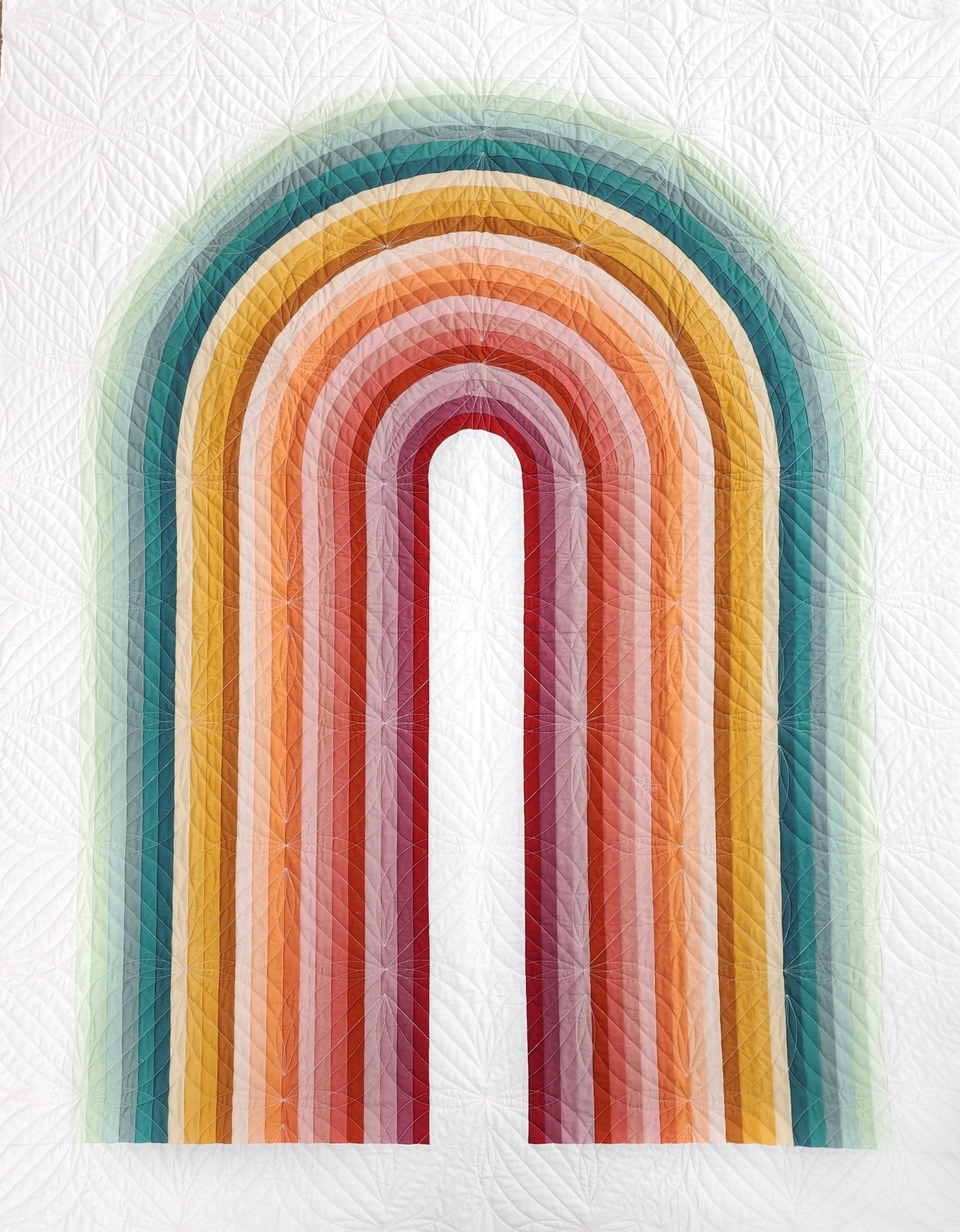 quiltkit | heck.yes.sew.co | rainbow hues | cover versionen - floydthefox