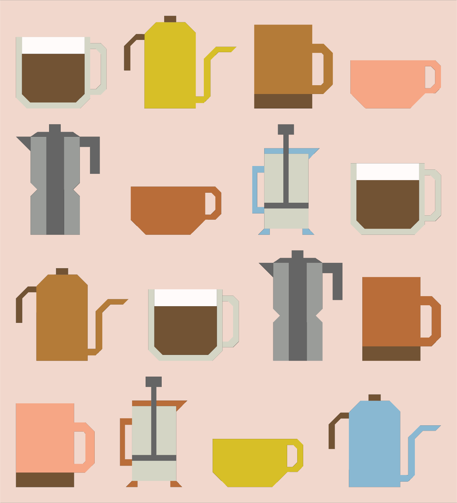 quiltkit | just brewed quilt | honeybee quilt studio - floydthefox